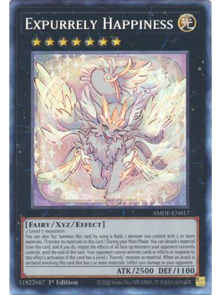 Expurrely Happiness - AMDE-EN017 - Collector's Rare 1st Edition 1