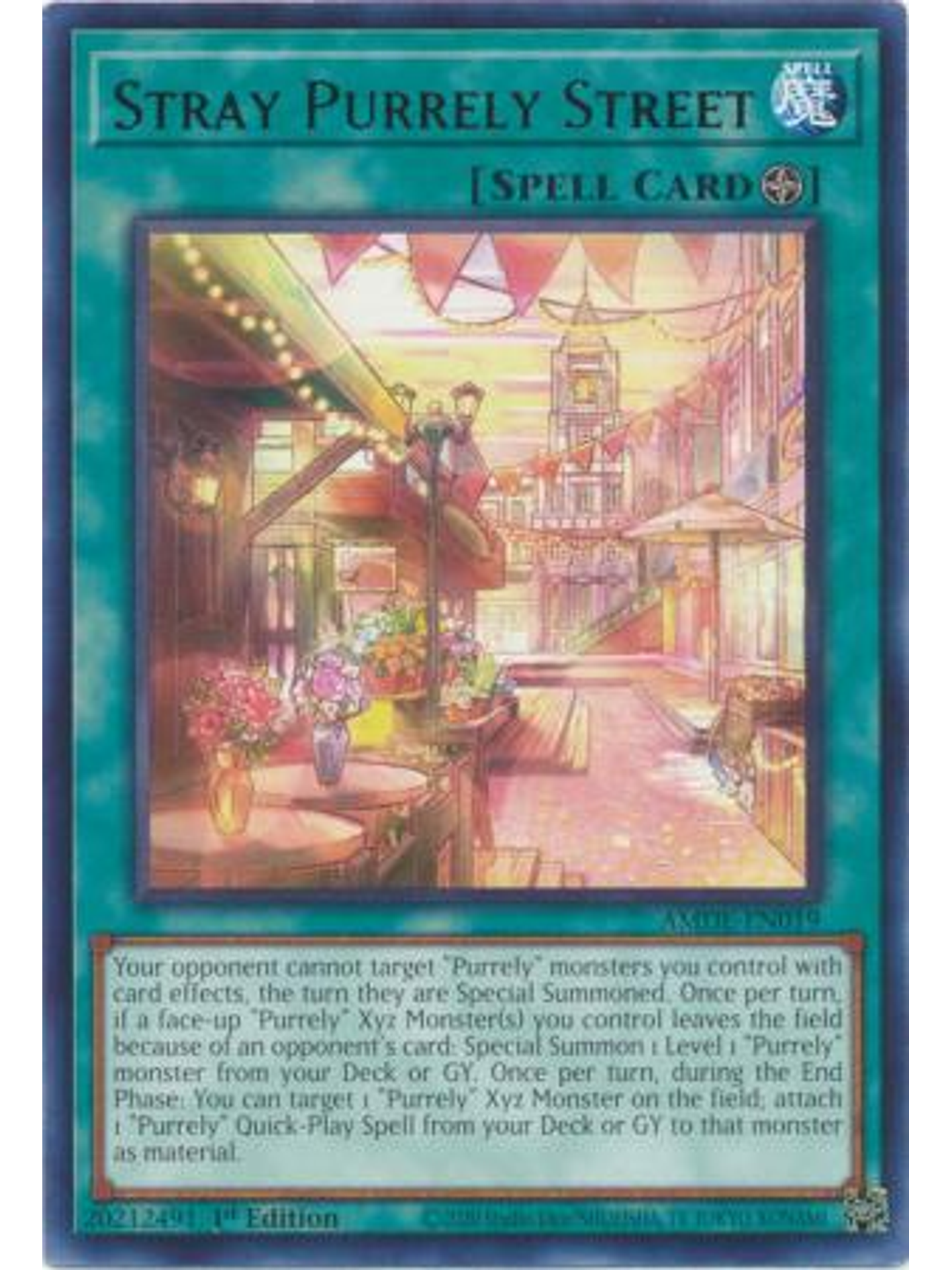 Stray Purrely Street - AMDE-EN019 - Rare 1st Edition 1