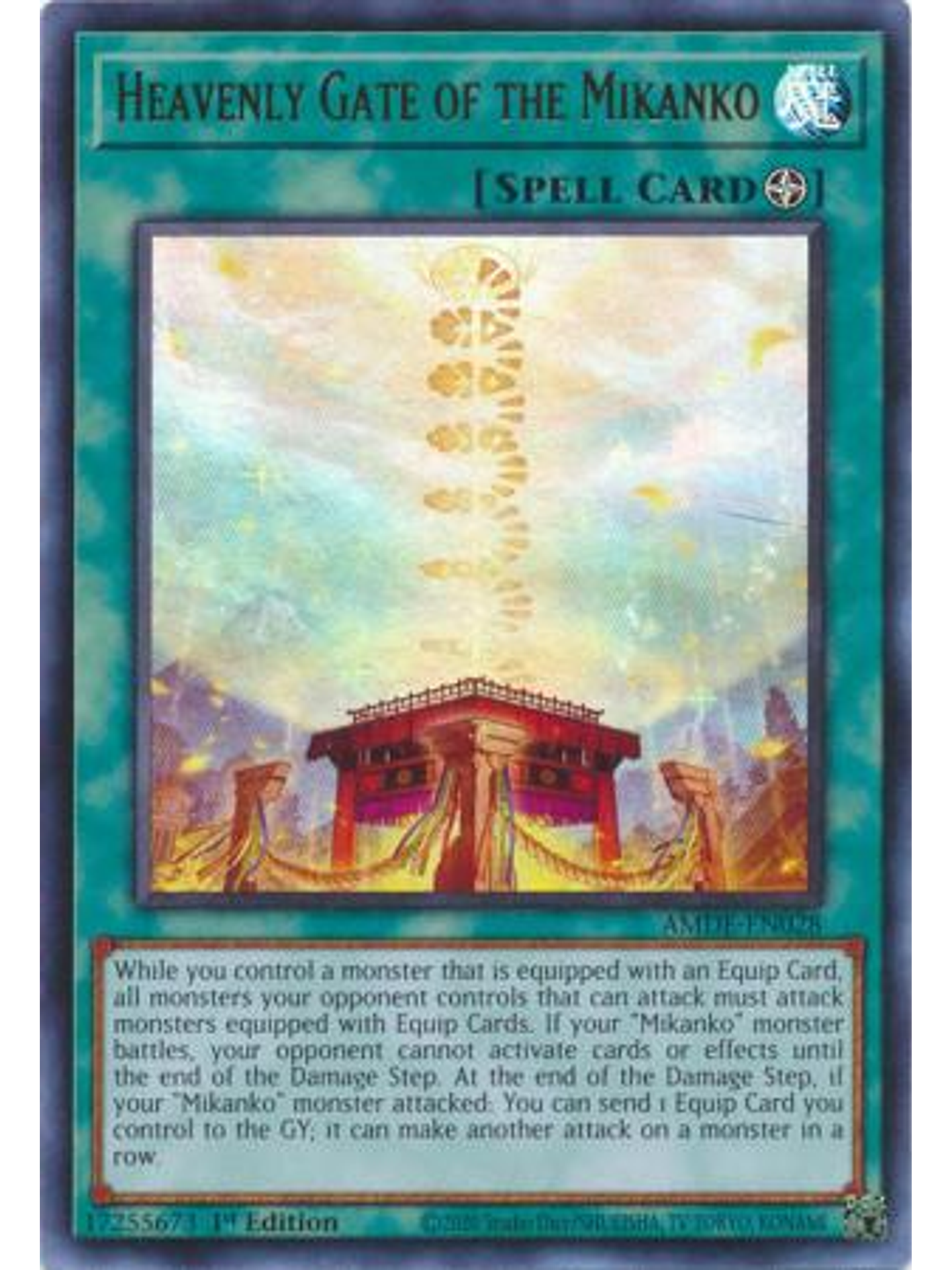 Heavenly Gate of the Mikanko - AMDE-EN028 - Ultra Rare 1st Edition 1