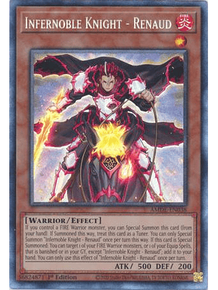 Infernoble Knight - Renaud - AMDE-EN038 - Collector's Rare 1st Edition