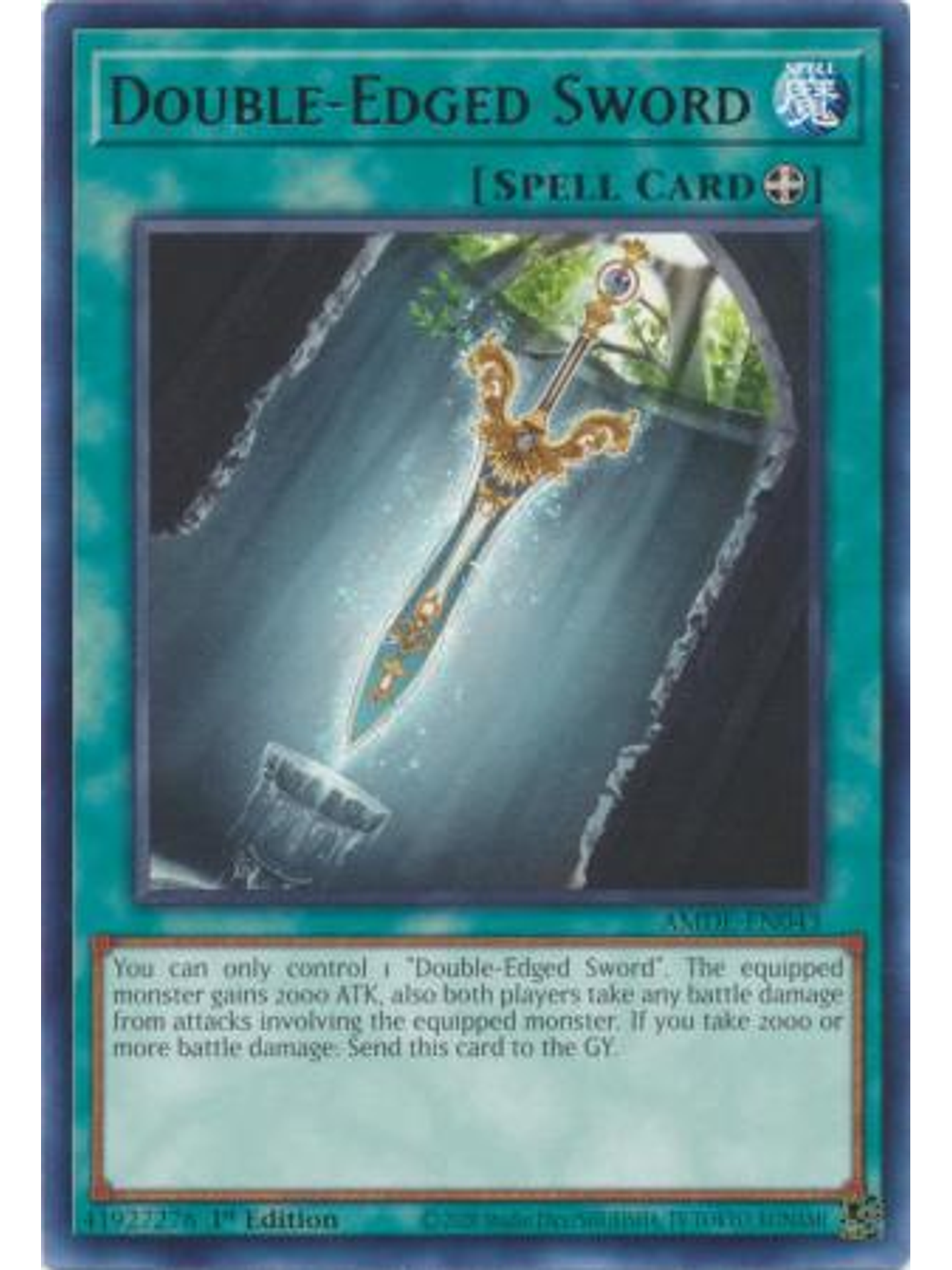 Double-Edged Sword - AMDE-EN043 - Rare 1st Edition 1