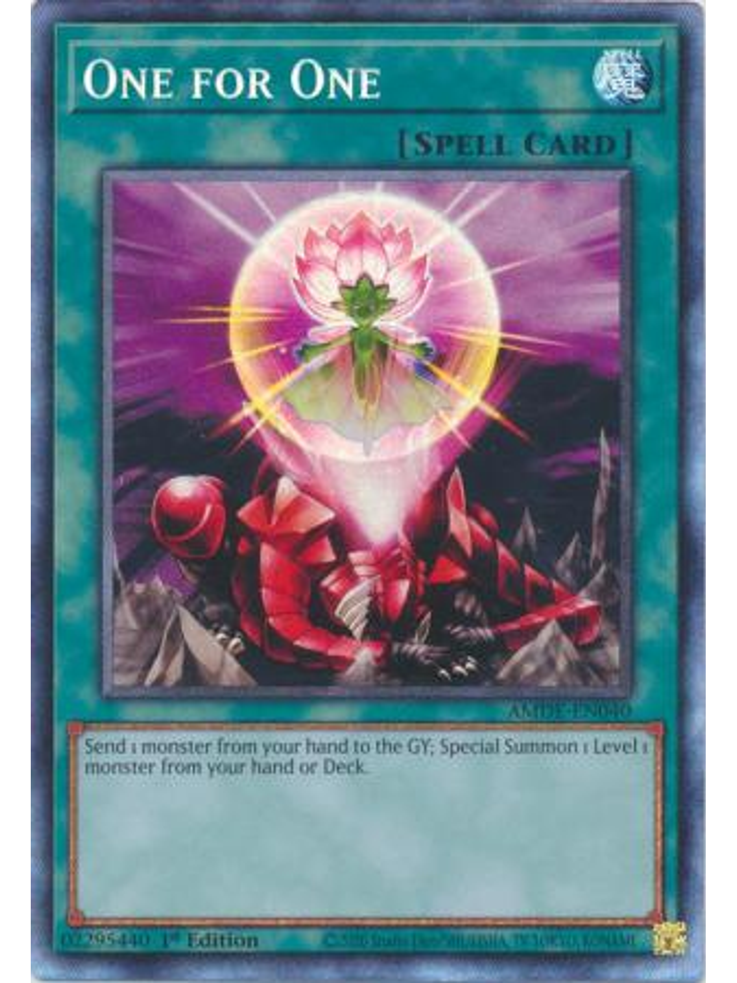 One for One - AMDE-EN040 - Collector's Rare 1st Edition 1