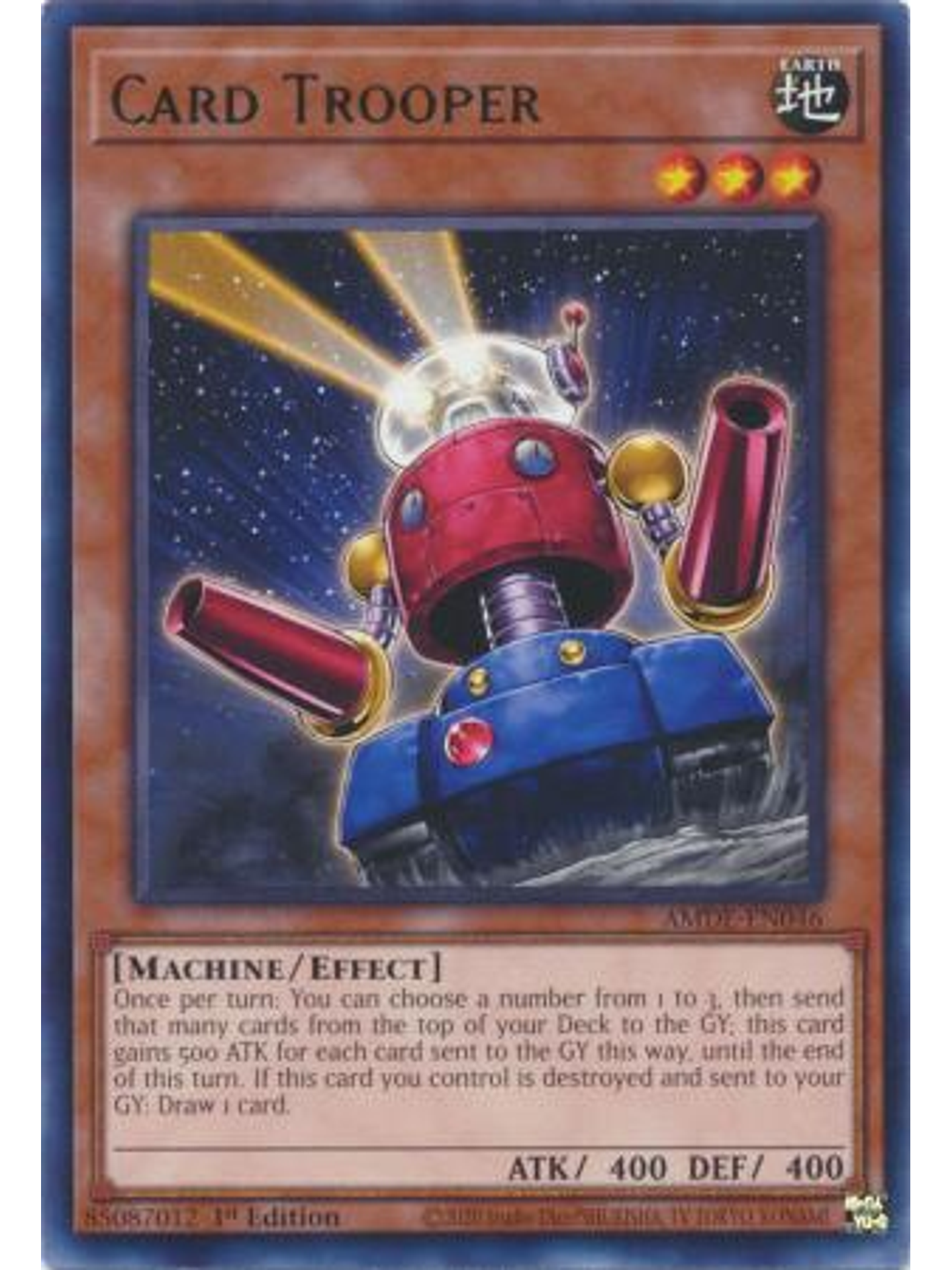 Card Trooper - AMDE-EN046 - Rare 1st Edition 1