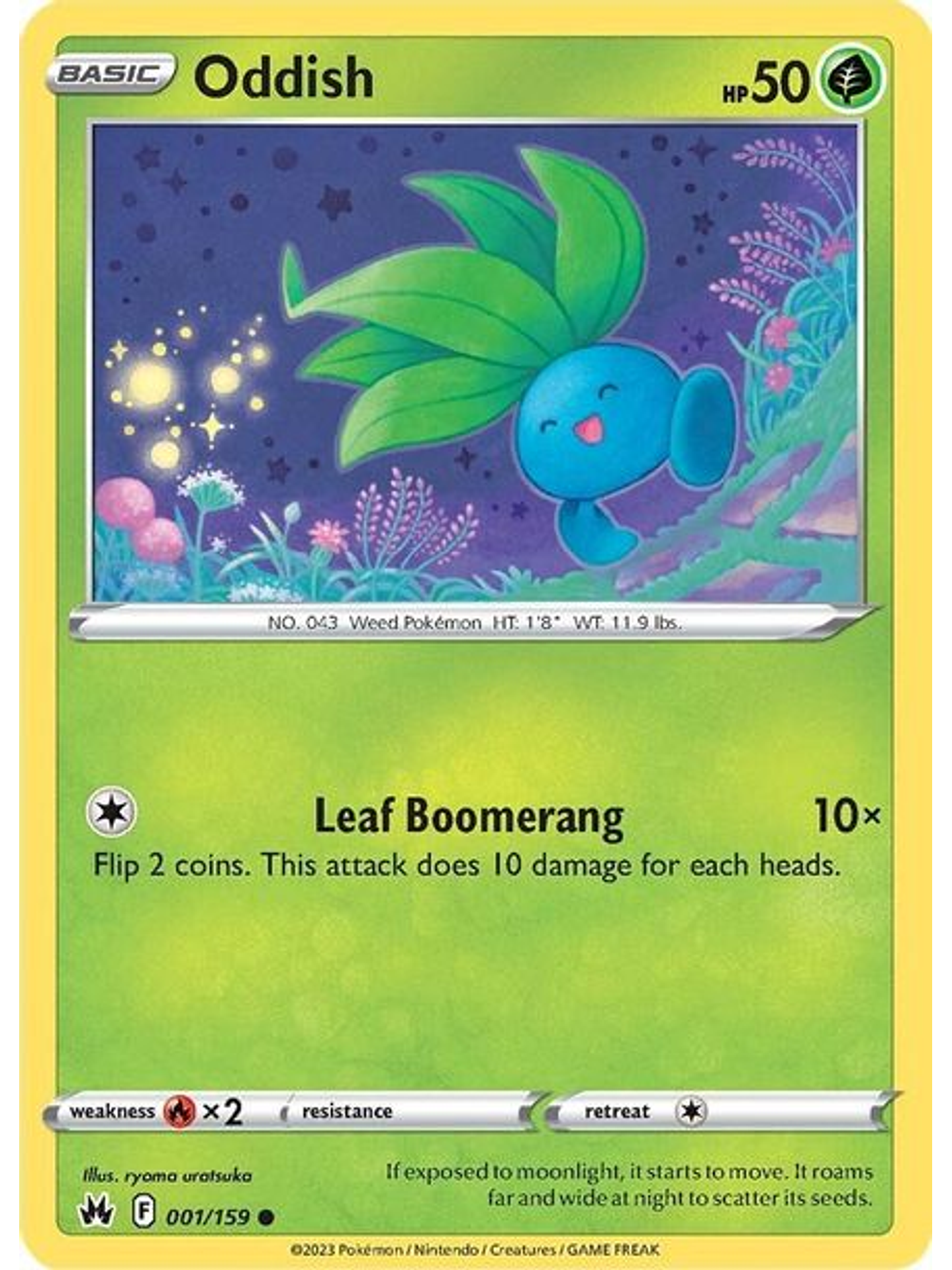 Oddish - 001/159 - Common 1