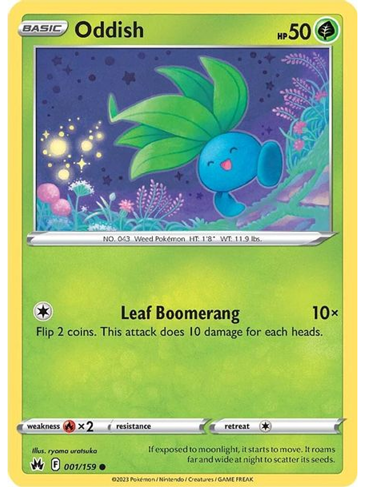 Oddish - 001/159 - Common 1