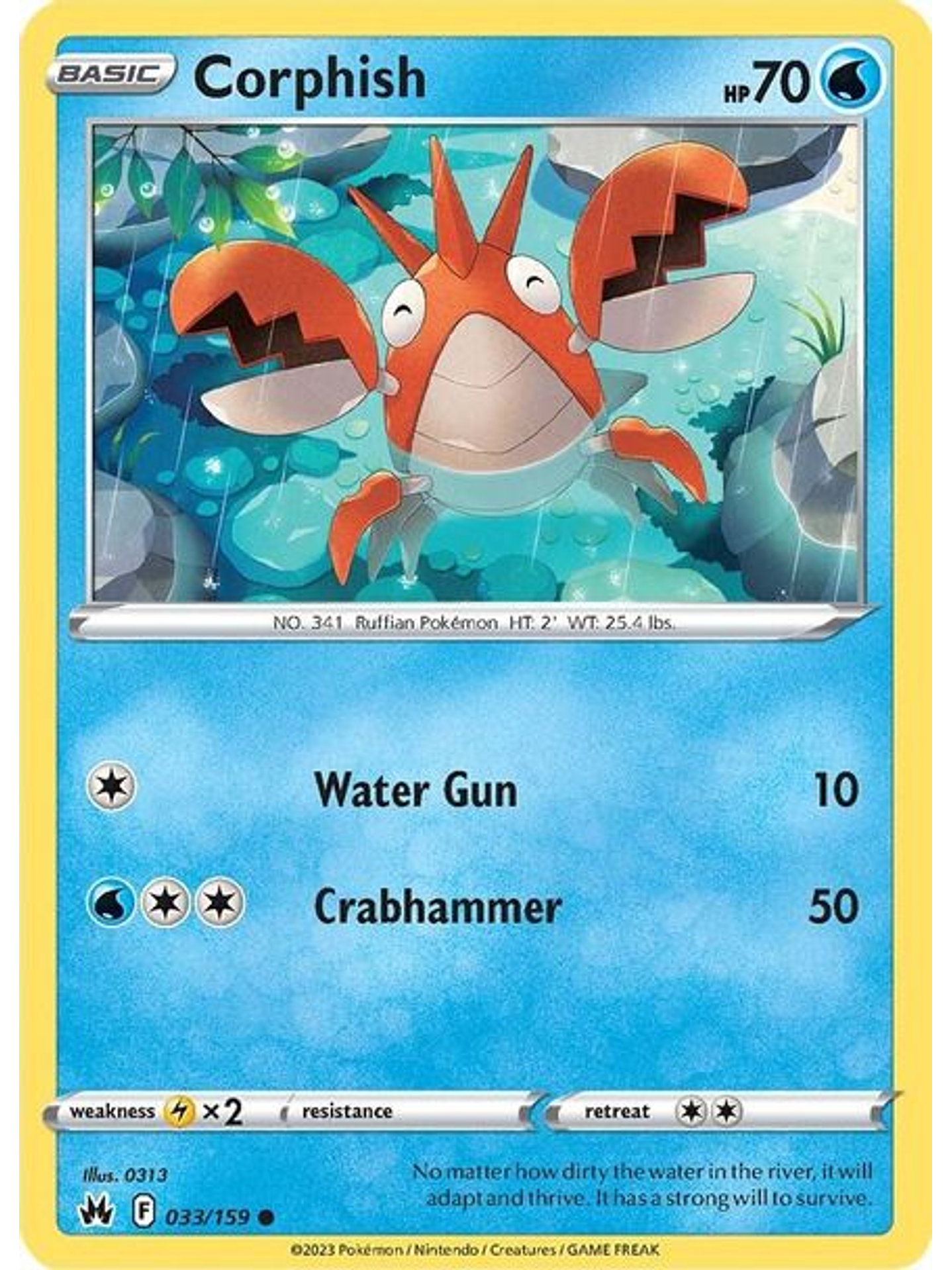 Corphish - 033/159 - Common 1