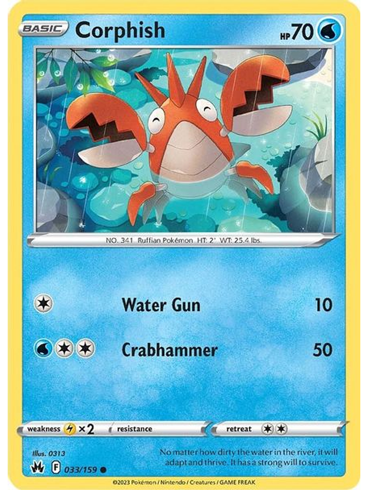 Corphish - 033/159 - Common 1
