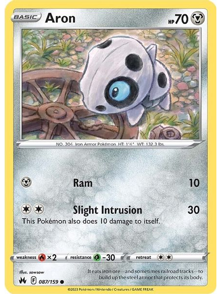 Aron - 087/159 - Common Reverse Holo 1