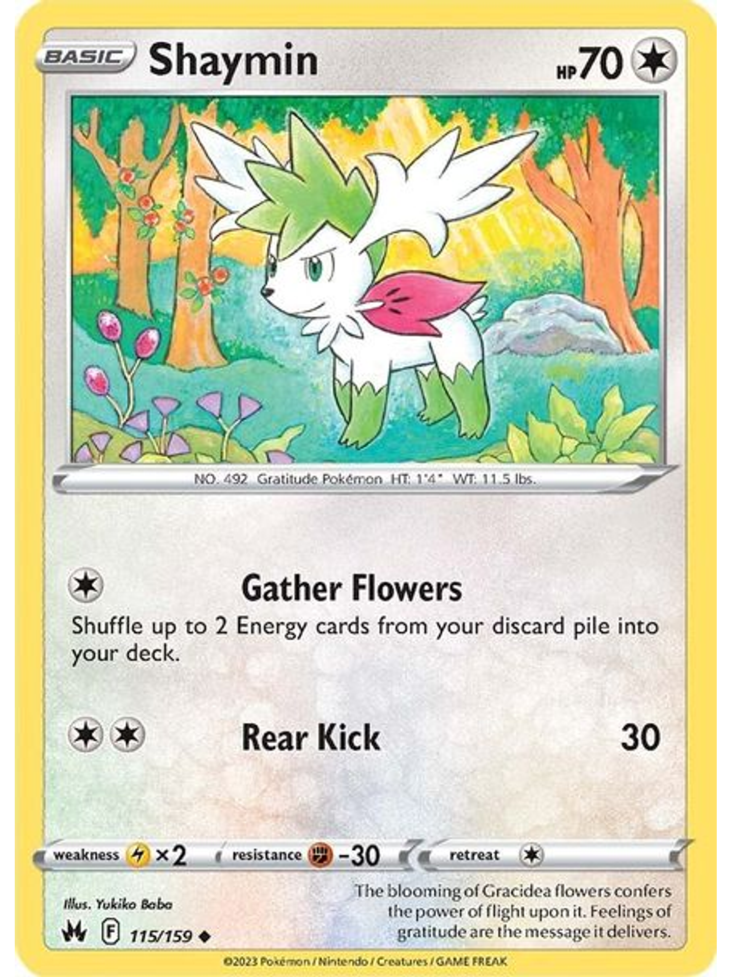 Shaymin - 115/159 - Uncommon 1