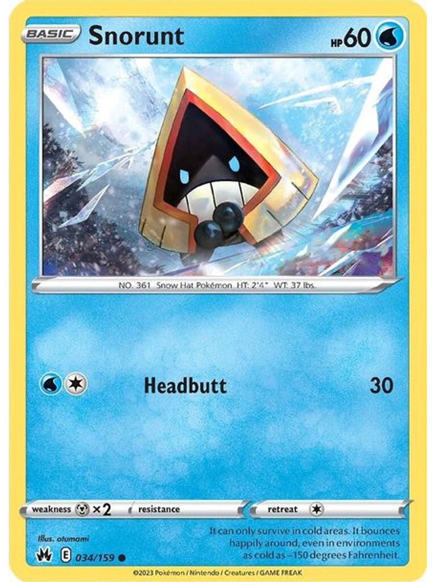 Snorunt - 034/159 - Common 1