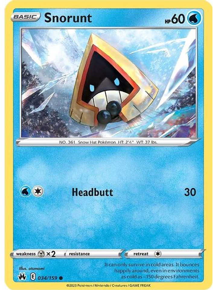 Snorunt - 034/159 - Common 1