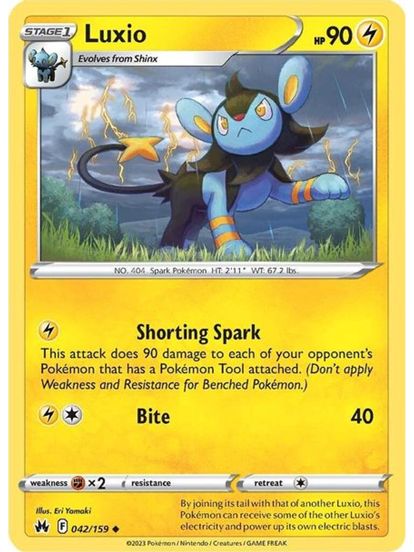 Luxio - 042/159 - Uncommon 1