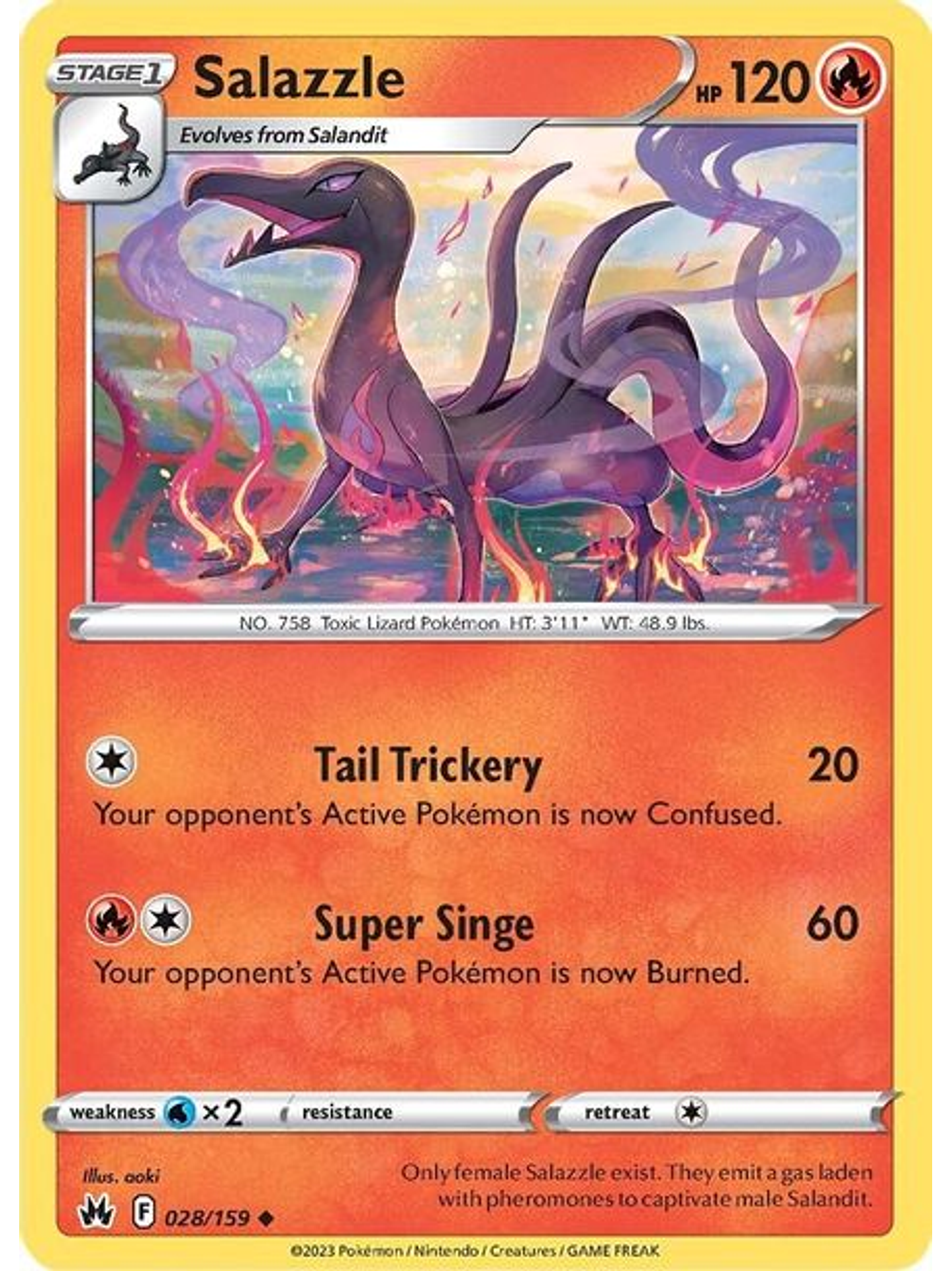 Salazzle - 028/159 - Uncommon 1