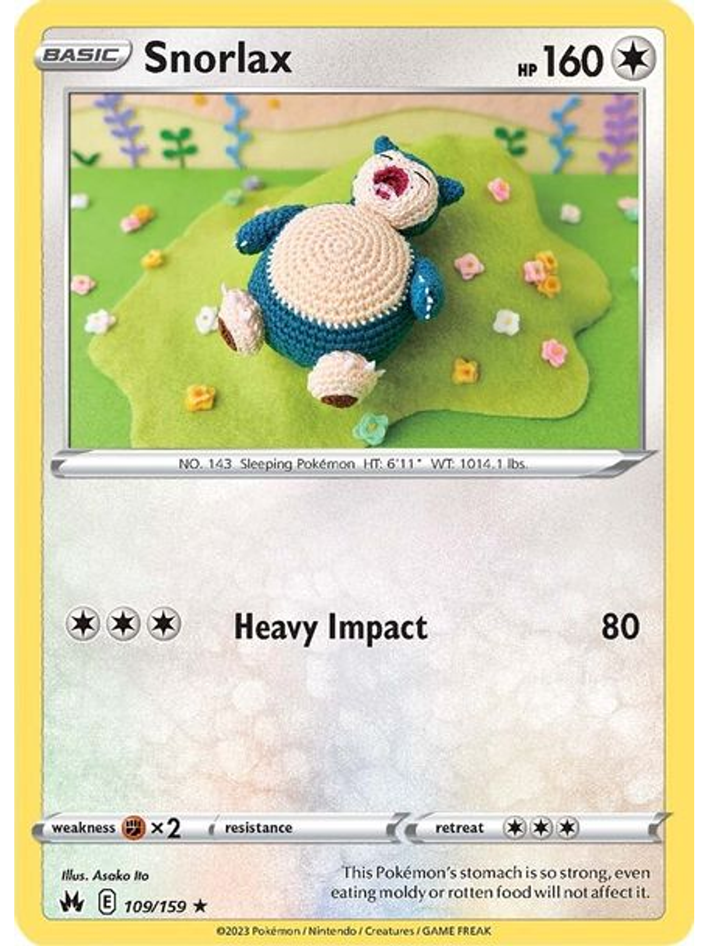 Snorlax - 109/159 - Rare 1