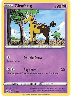 Girafarig - 061/159 - Uncommon