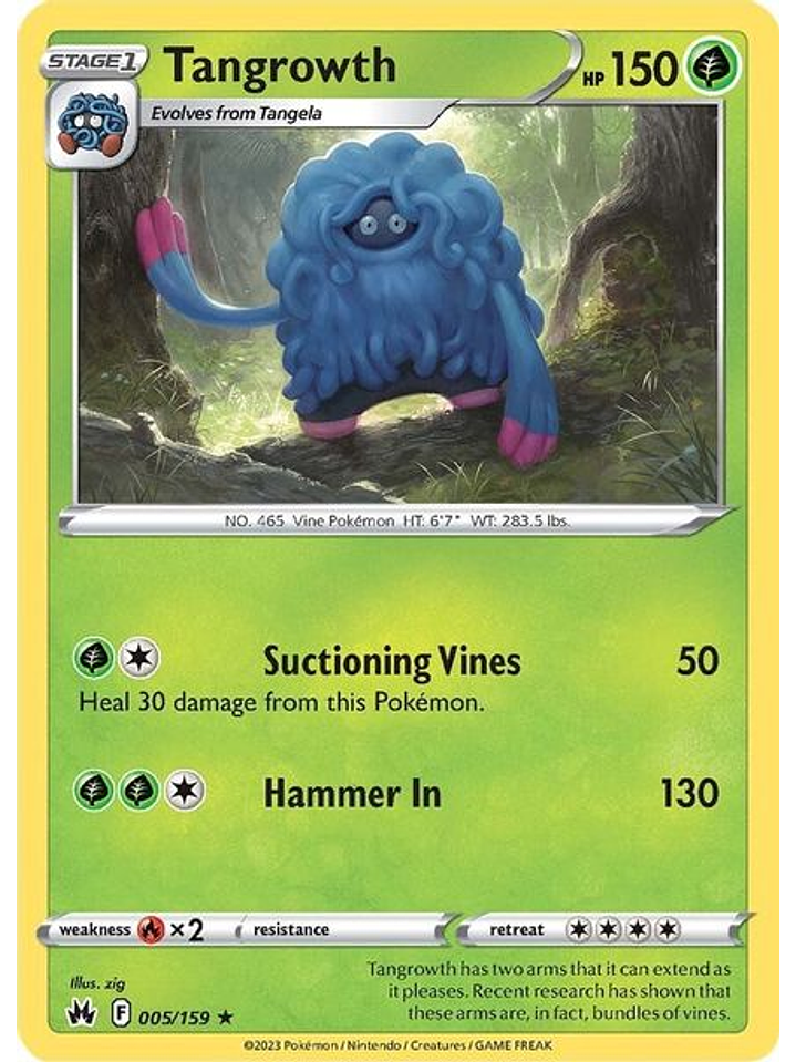 Tangrowth - 005/159 - Rare 1