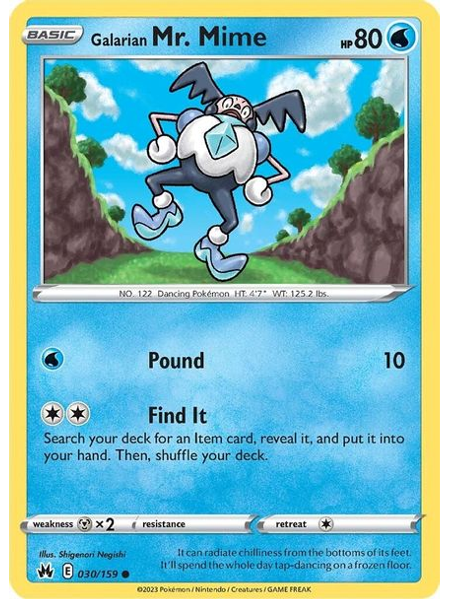Galarian Mr. Mime - 030/159 - Common 1