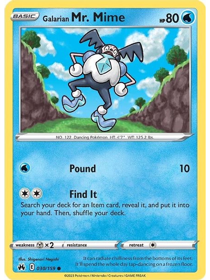 Galarian Mr. Mime - 030/159 - Common 1