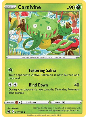 Carnivine - 012/159 - Uncommon