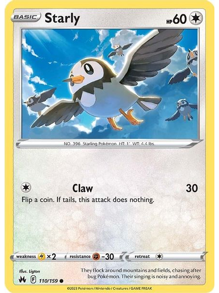 Starly - 110/159 - Common Reverse Holo 1