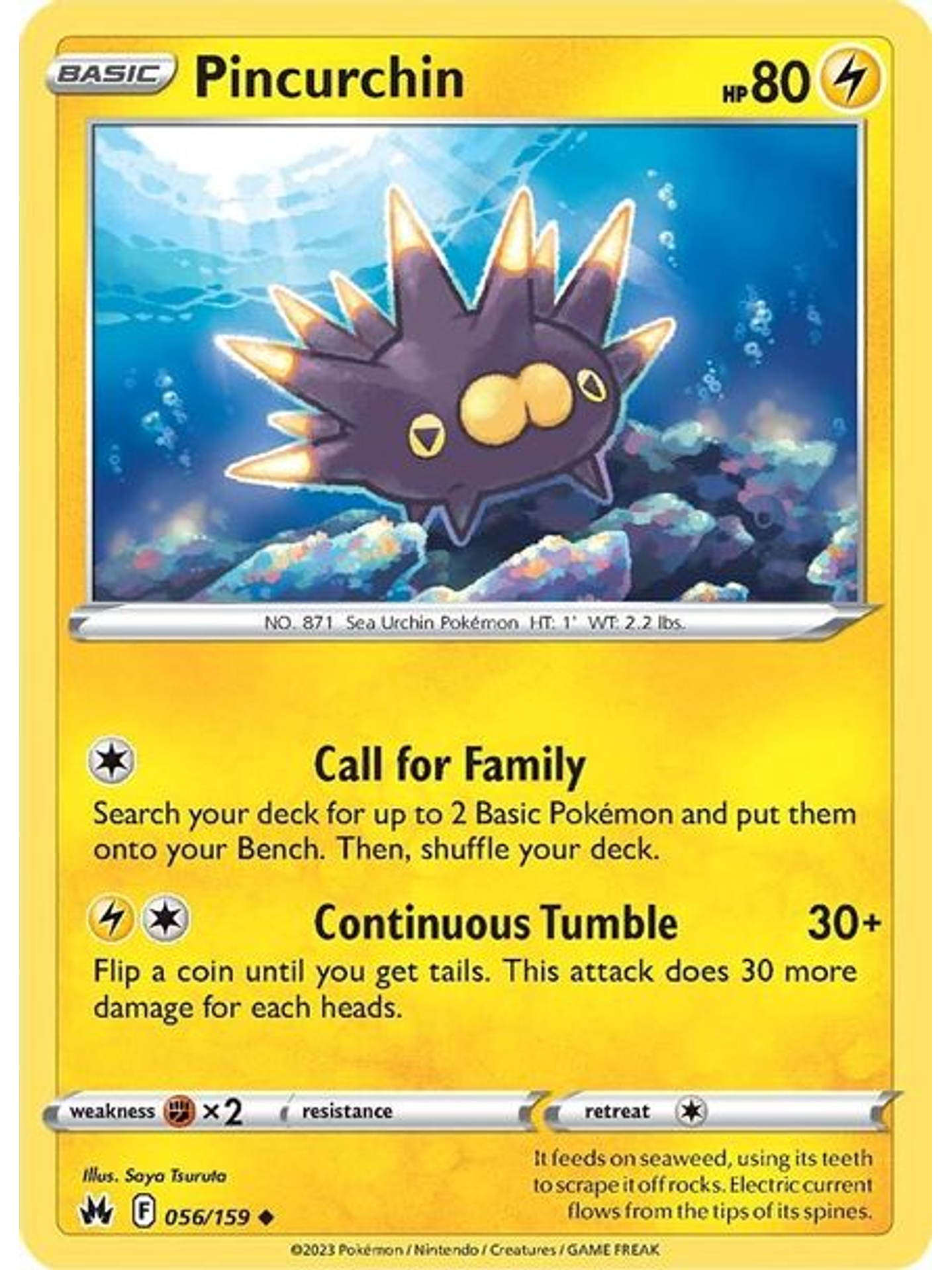 Pincurchin - 056/159 - Uncommon 1