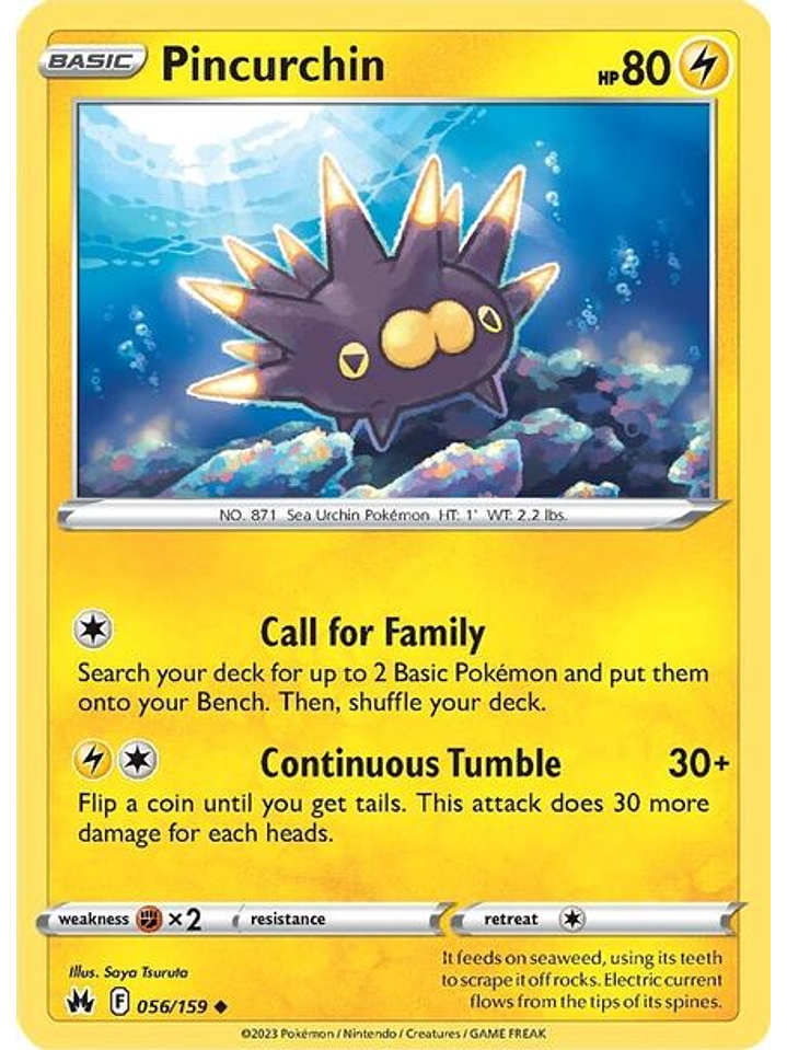 Pincurchin - 056/159 - Uncommon 1