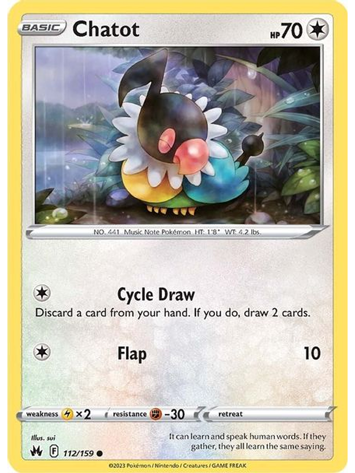 Chatot - 112/159 - Common 1