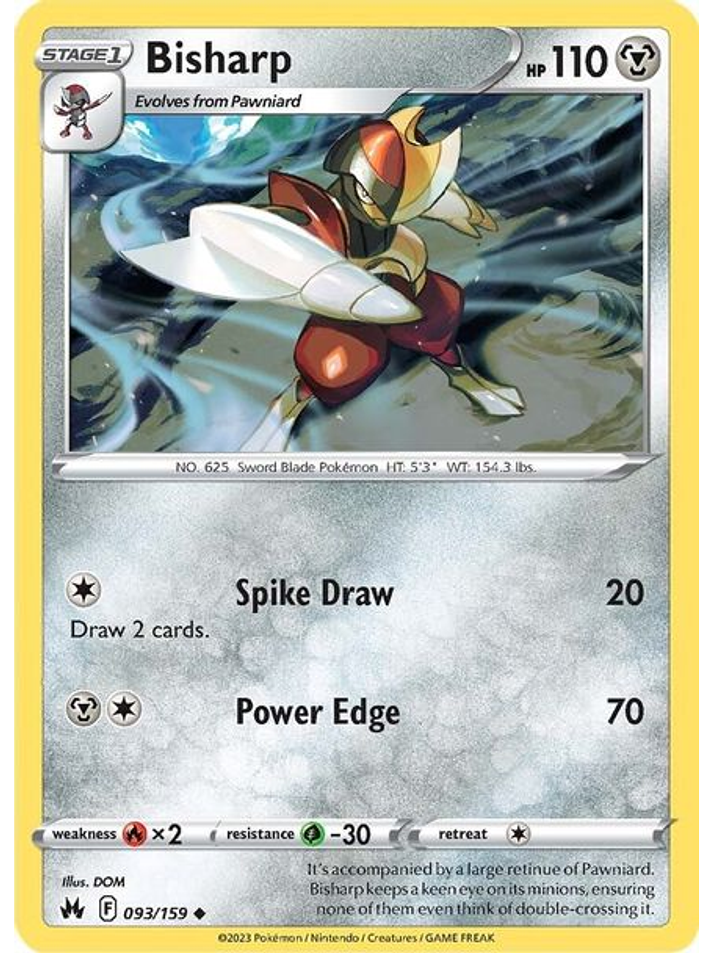 Bisharp - 093/159 - Uncommon 1