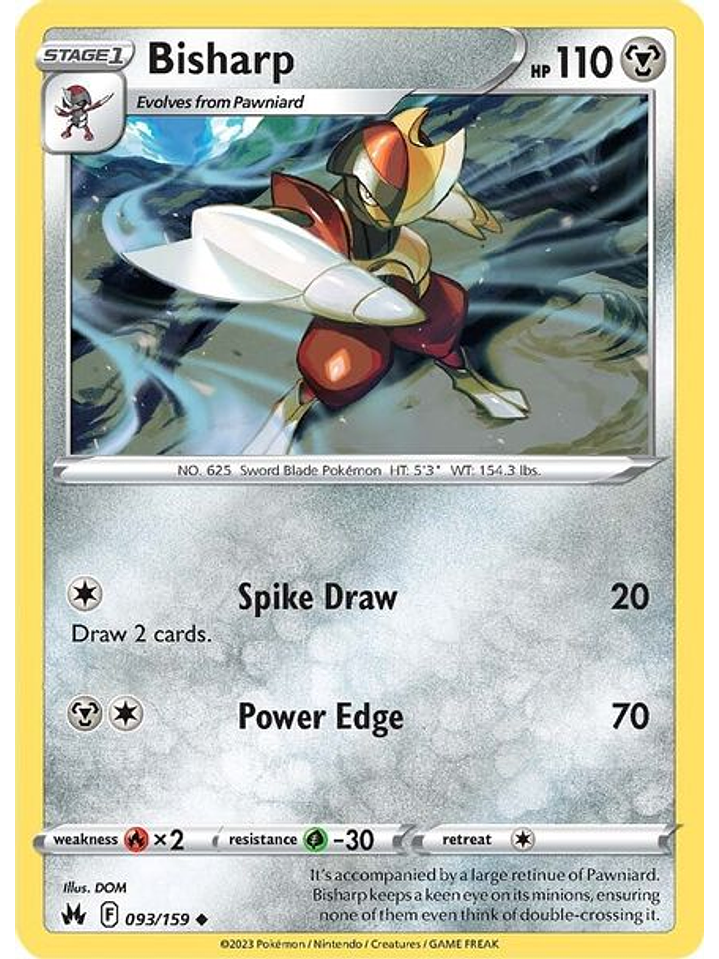 Bisharp - 093/159 - Uncommon 1