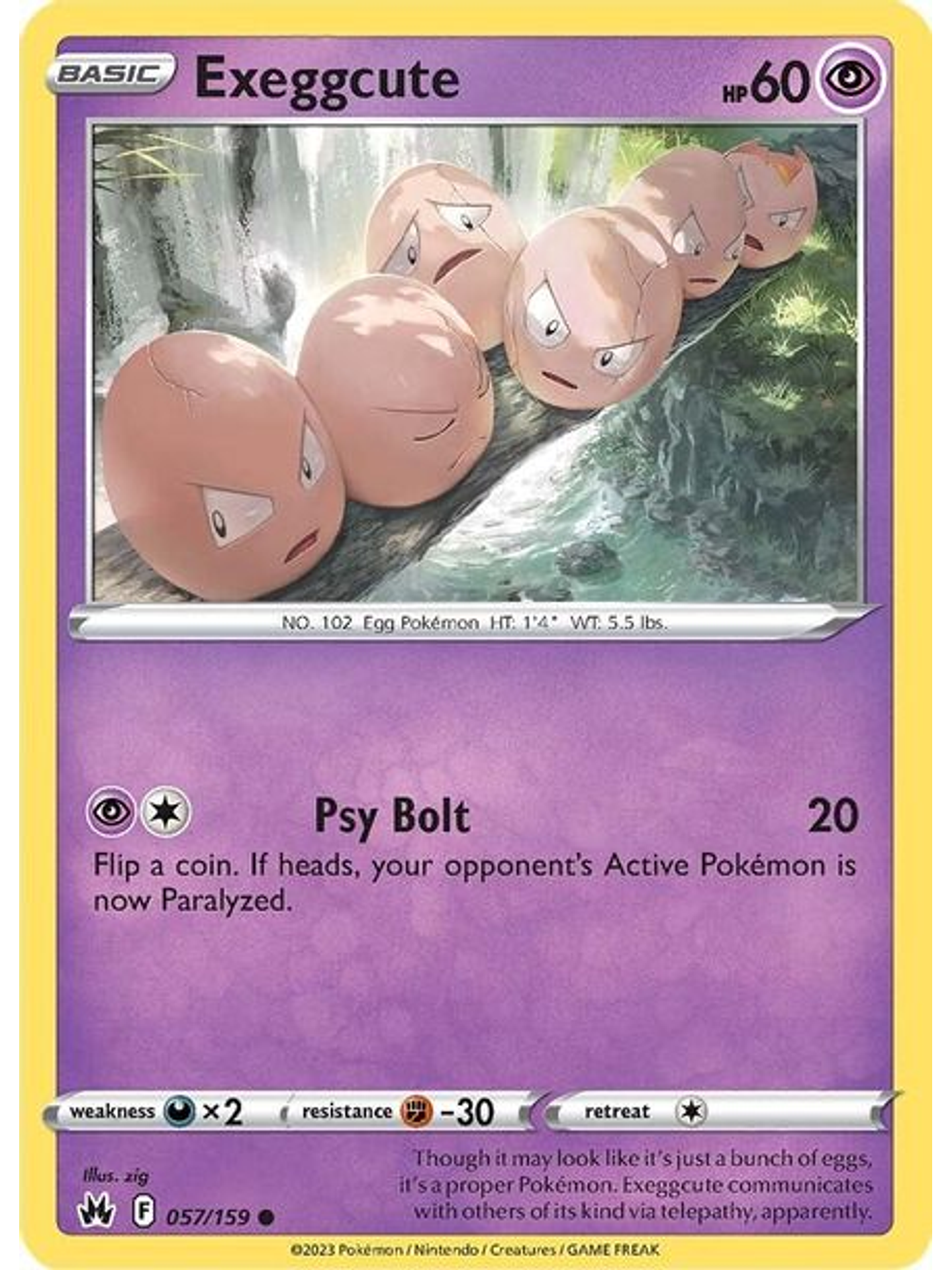 Exeggcute - 057/159 - Common 1