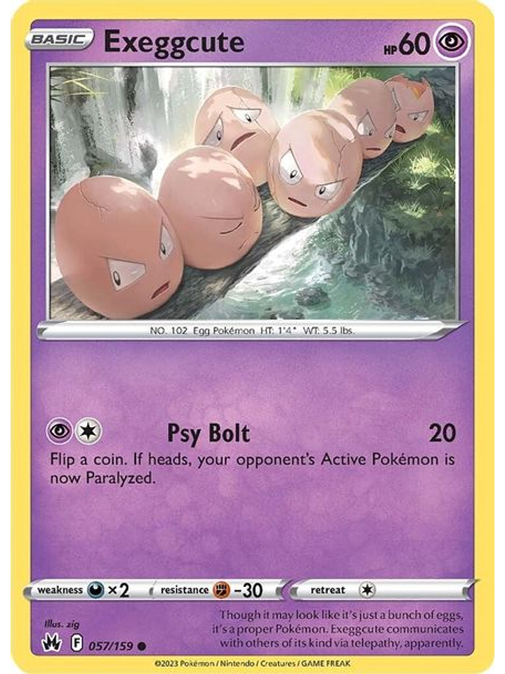 Exeggcute - 057/159 - Common 1