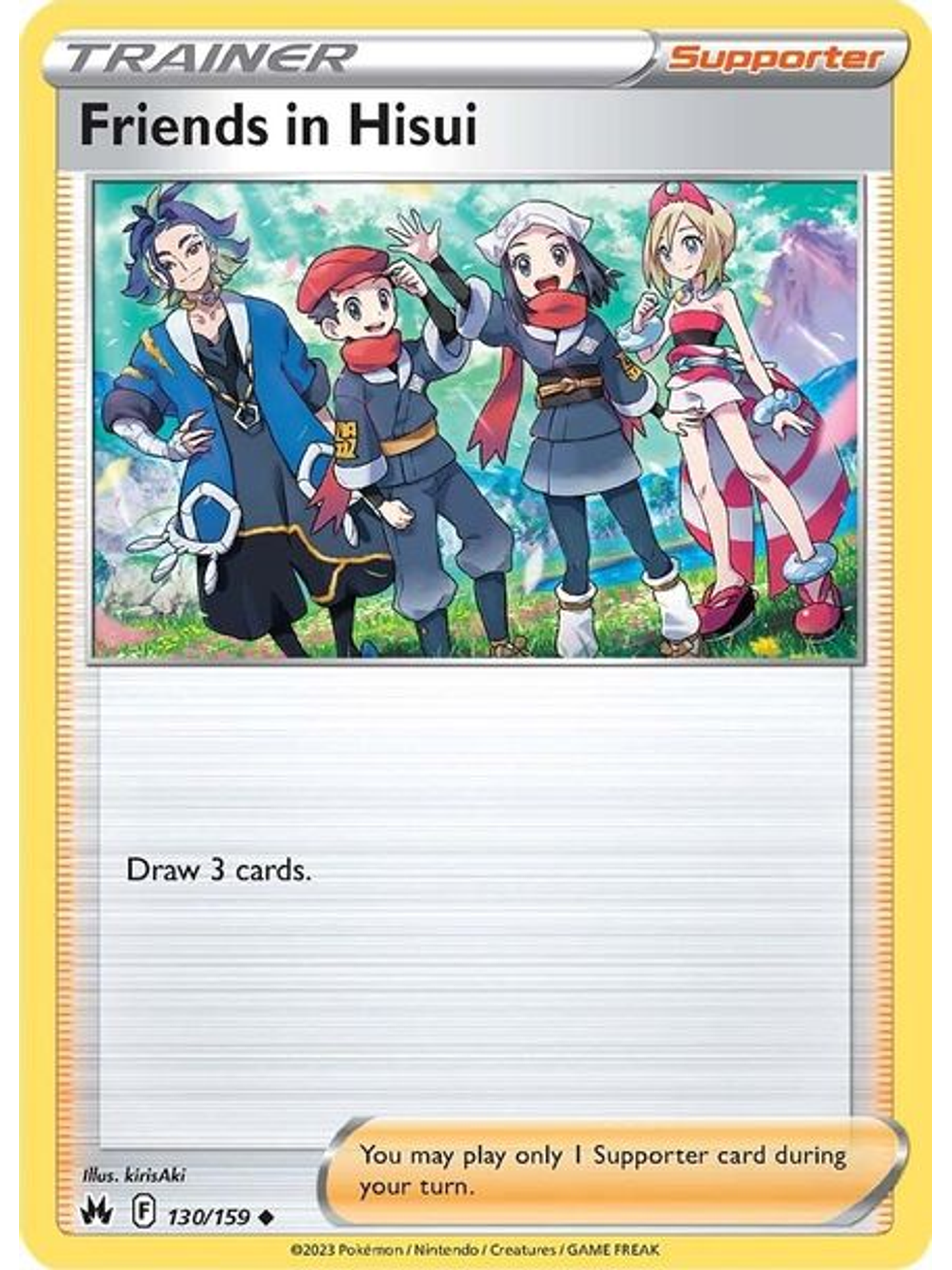 Friends in Hisui - 130/159 - Uncommon 1