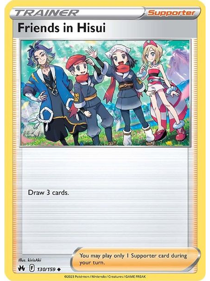 Friends in Hisui - 130/159 - Uncommon 1