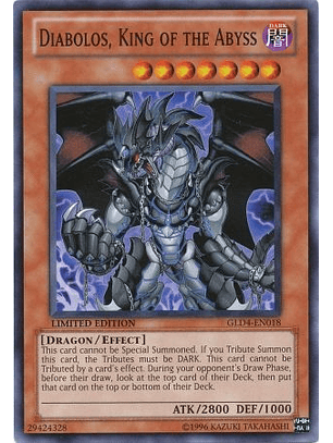 Diabolos, King of the Abyss - GLD4-EN018 - Common