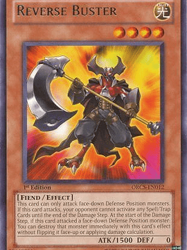 Reverse Buster - ORCS-EN012 - Rare 1st Edition