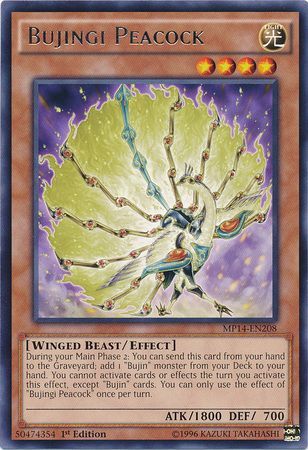 Bujingi Peacock - MP14-EN208 - Rare 1st Edition