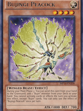 Bujingi Peacock - MP14-EN208 - Rare 1st Edition