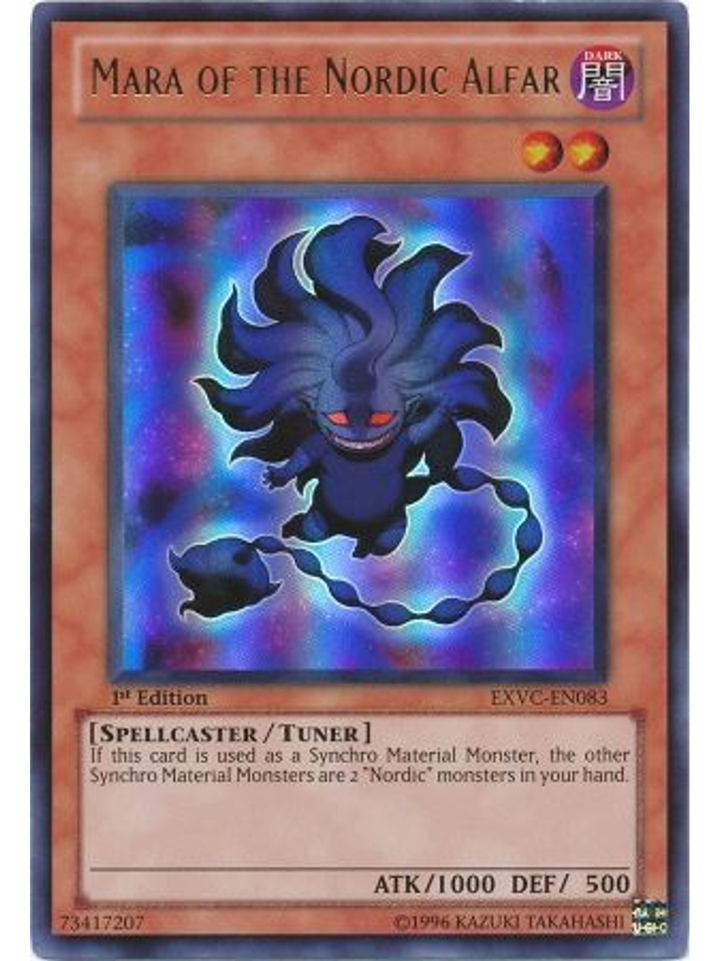 Mara of the Nordic Alfar - EXVC-EN083 - Ultra Rare 1st Edition 1