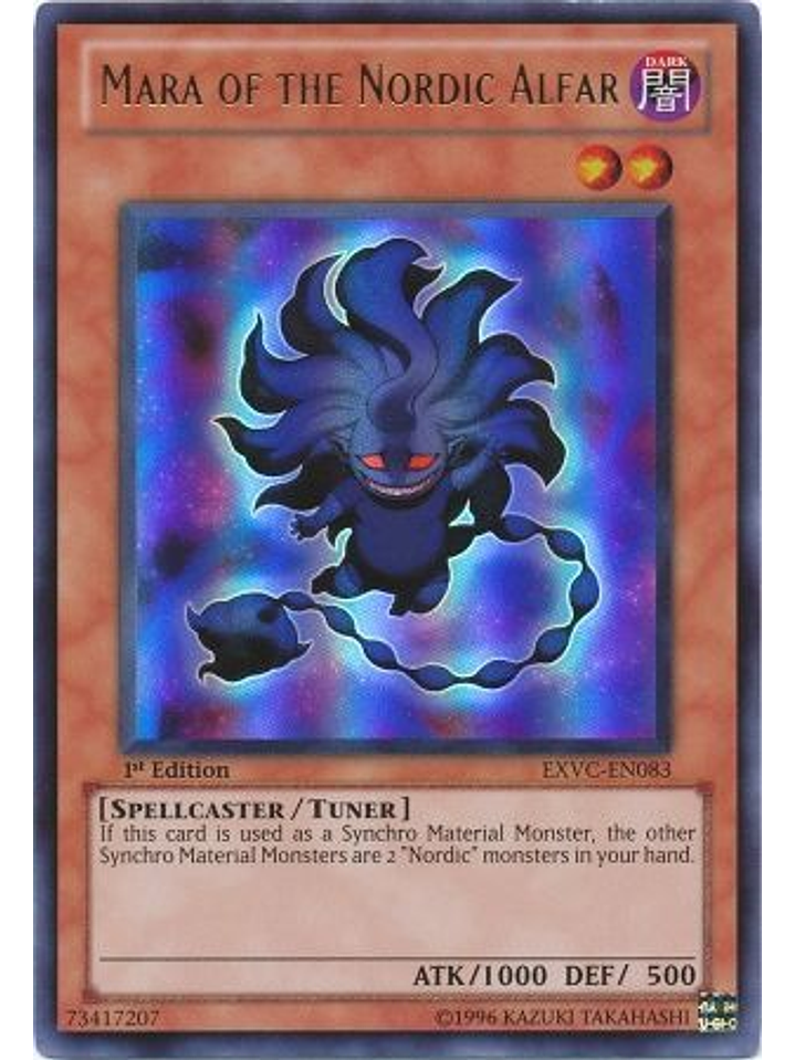 Mara of the Nordic Alfar - EXVC-EN083 - Ultra Rare 1st Edition 1