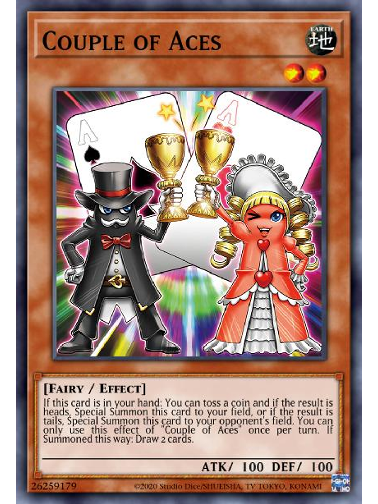 Couple of Aces - PHHY-EN027 - Common 1st Edition 1