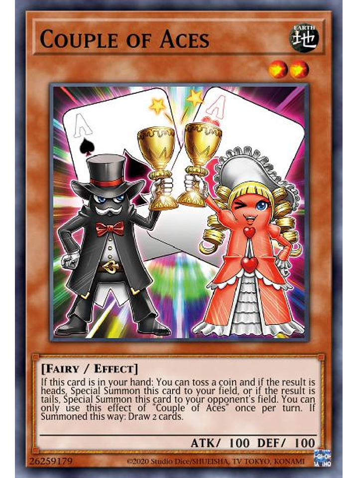 Couple of Aces - PHHY-EN027 - Common 1st Edition 1