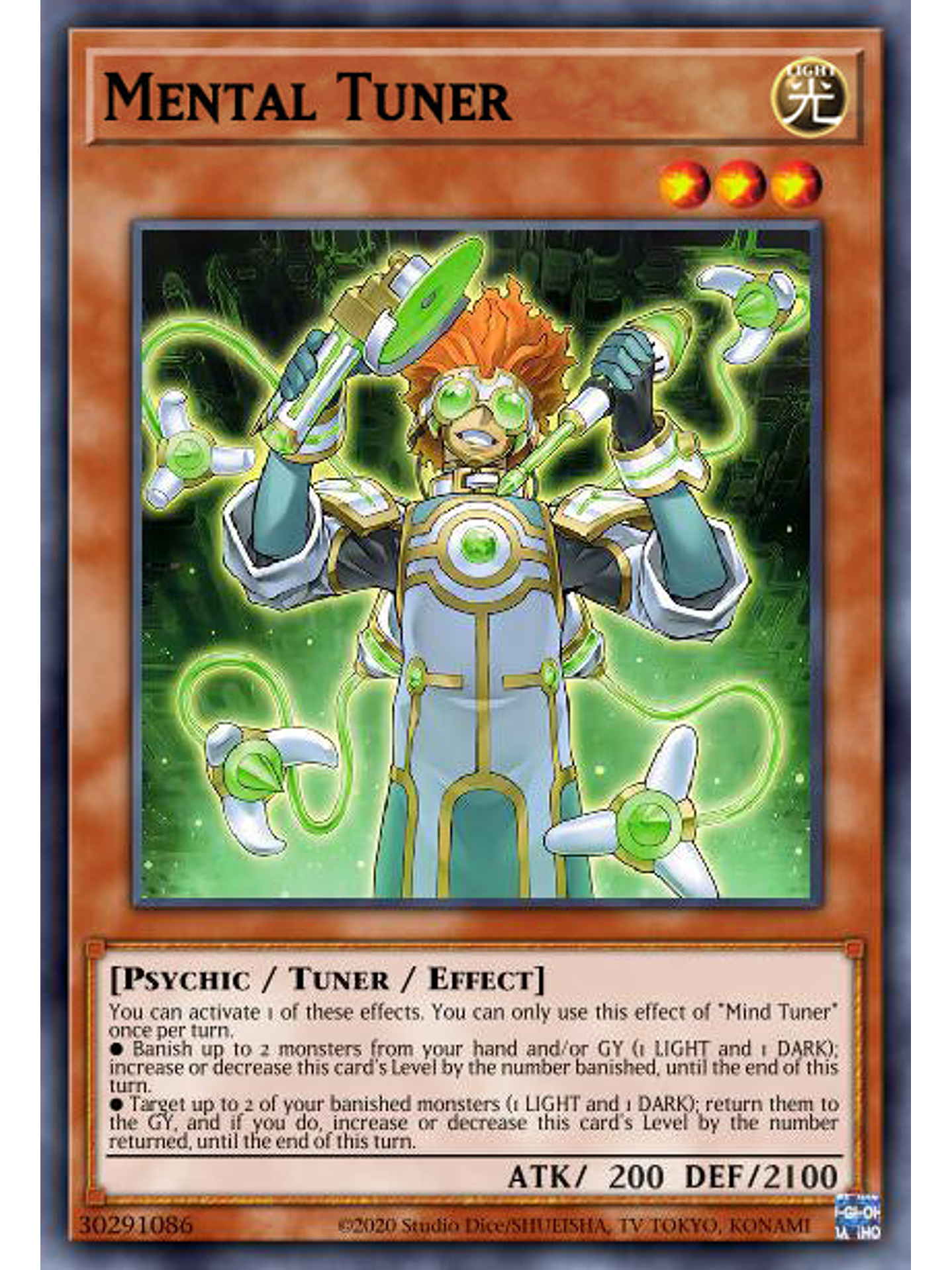 Mental Tuner - PHHY-EN012 - Common 1st Edition 1