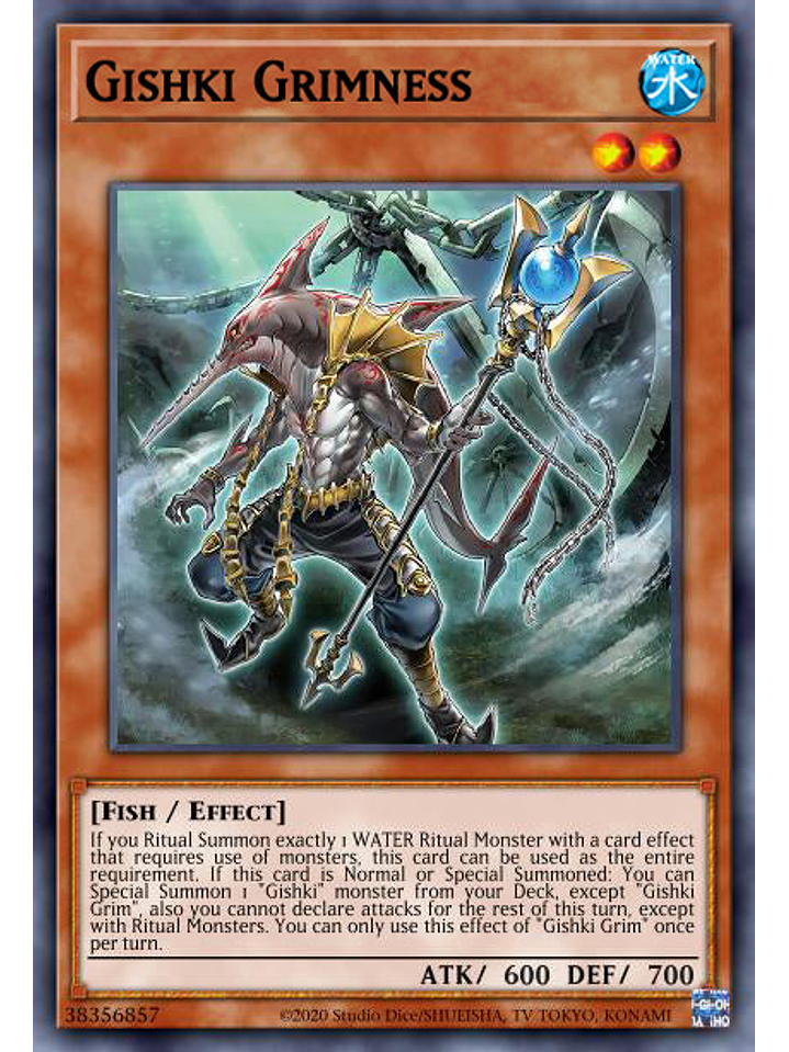 Gishki Grimness - PHHY-EN018 - Common 1st Edition 1