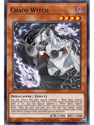 Chaos Witch - PHHY-EN009 - Super Rare 1st Edition