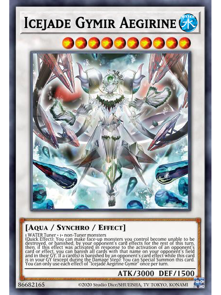 Icejade Gymir Aegirine - PHHY-EN038 - Ultra Rare 1st Edition 1