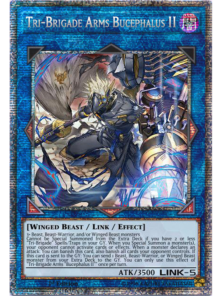 Tri-Brigade Arms Bucephalus II - PHHY-EN048 - Starlight Rare 1st Edition 1