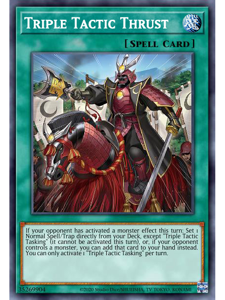 Triple Tactics Thrust - PHHY-EN069 - Secret Rare 1st Edition 1