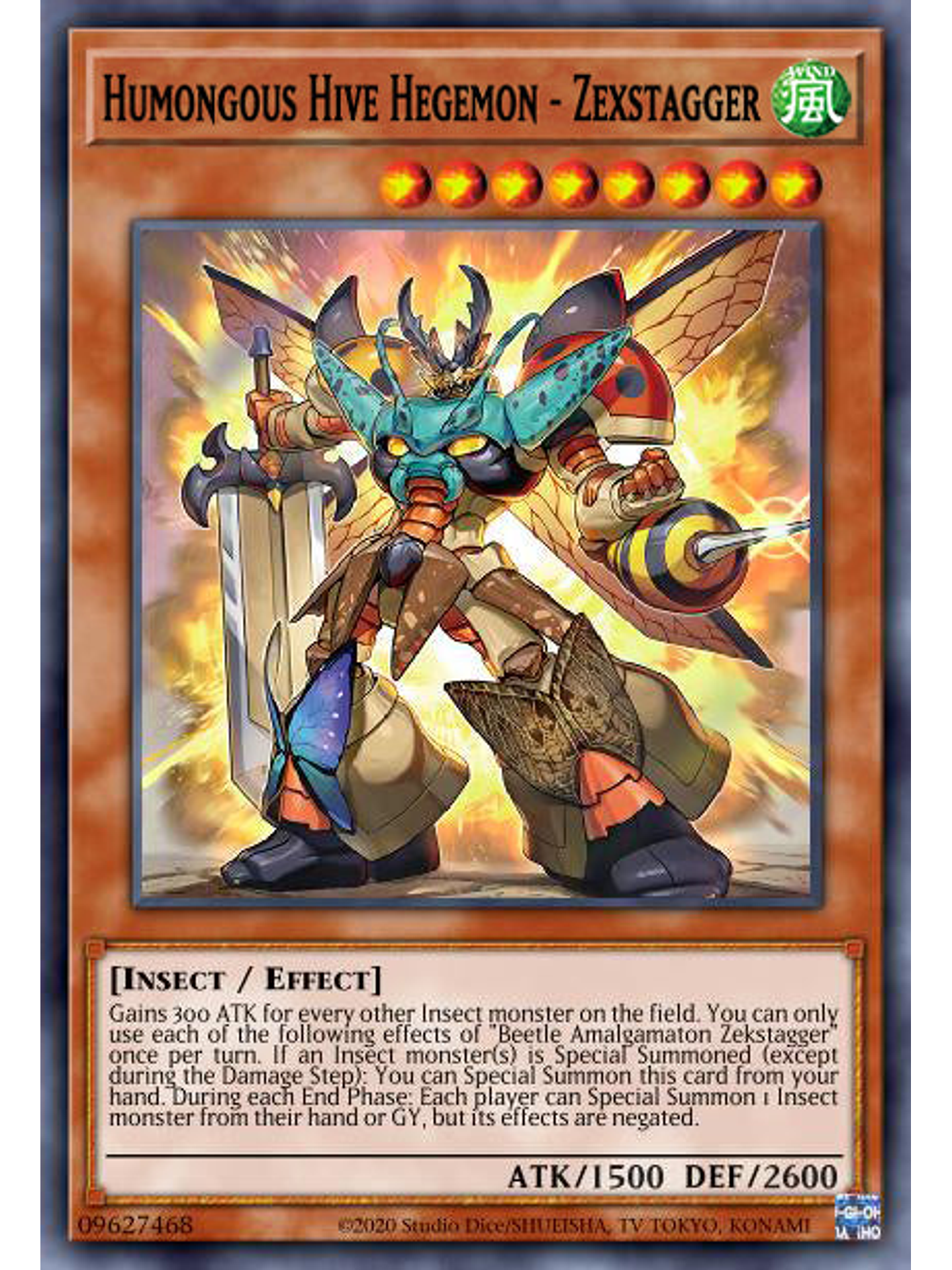 Humongous Hive Hegemon - Zexstagger - PHHY-EN099 - Super Rare 1st Edition 1