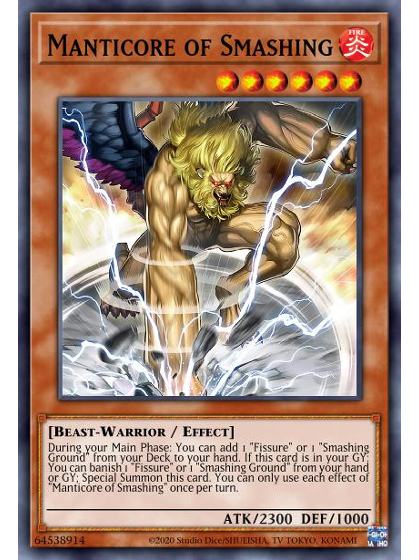 Manticore of Smashing - PHHY-EN022 - Common 1st Edition 1