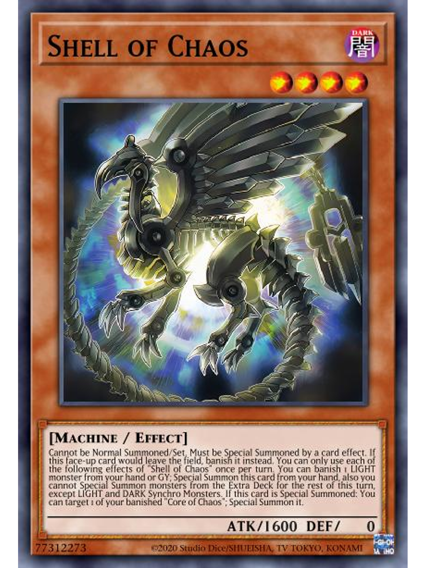 Shell of Chaos - PHHY-EN010 - Common 1st Edition 1